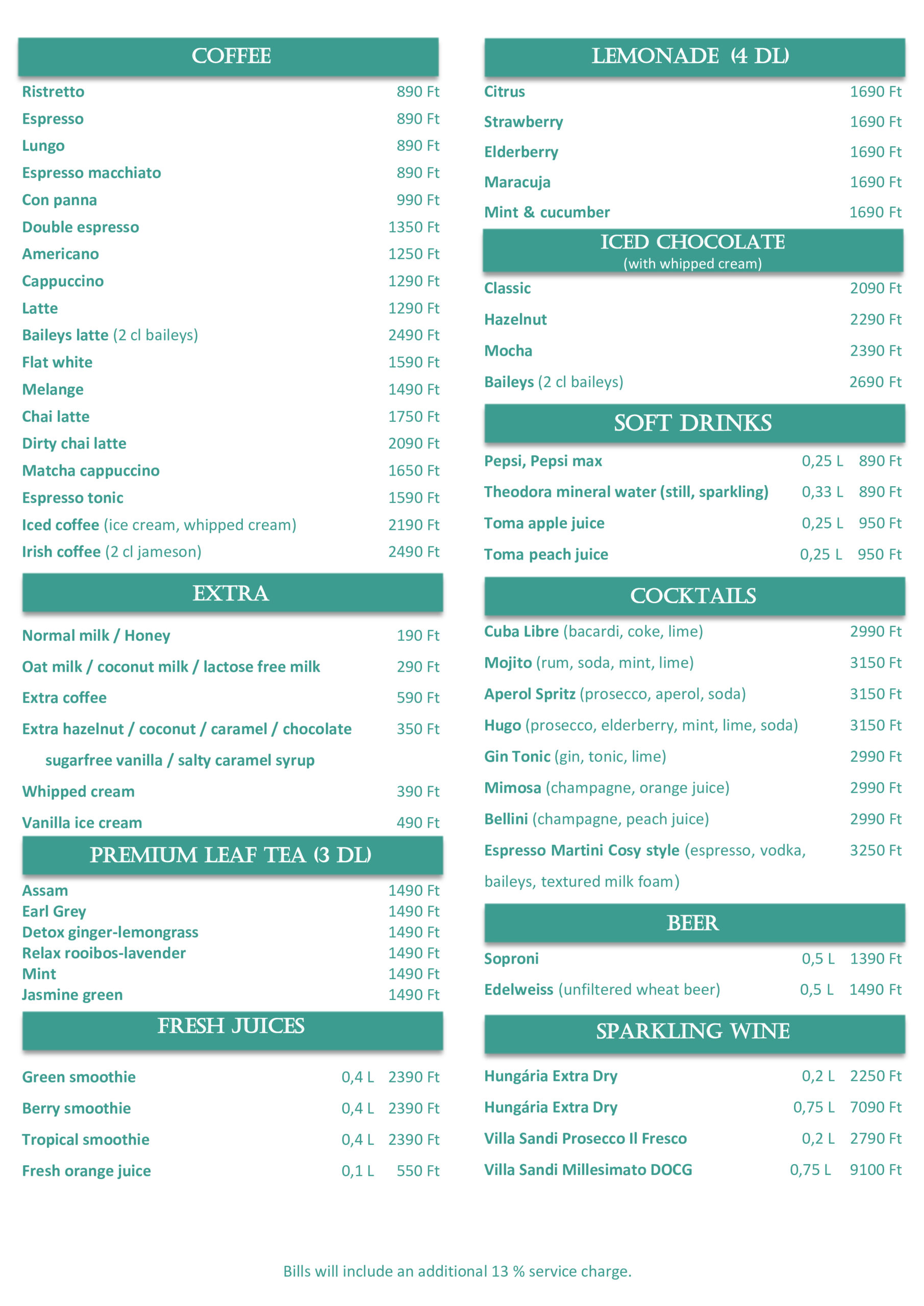 Cosy Cafe Budapest - Breakfast & Brunch