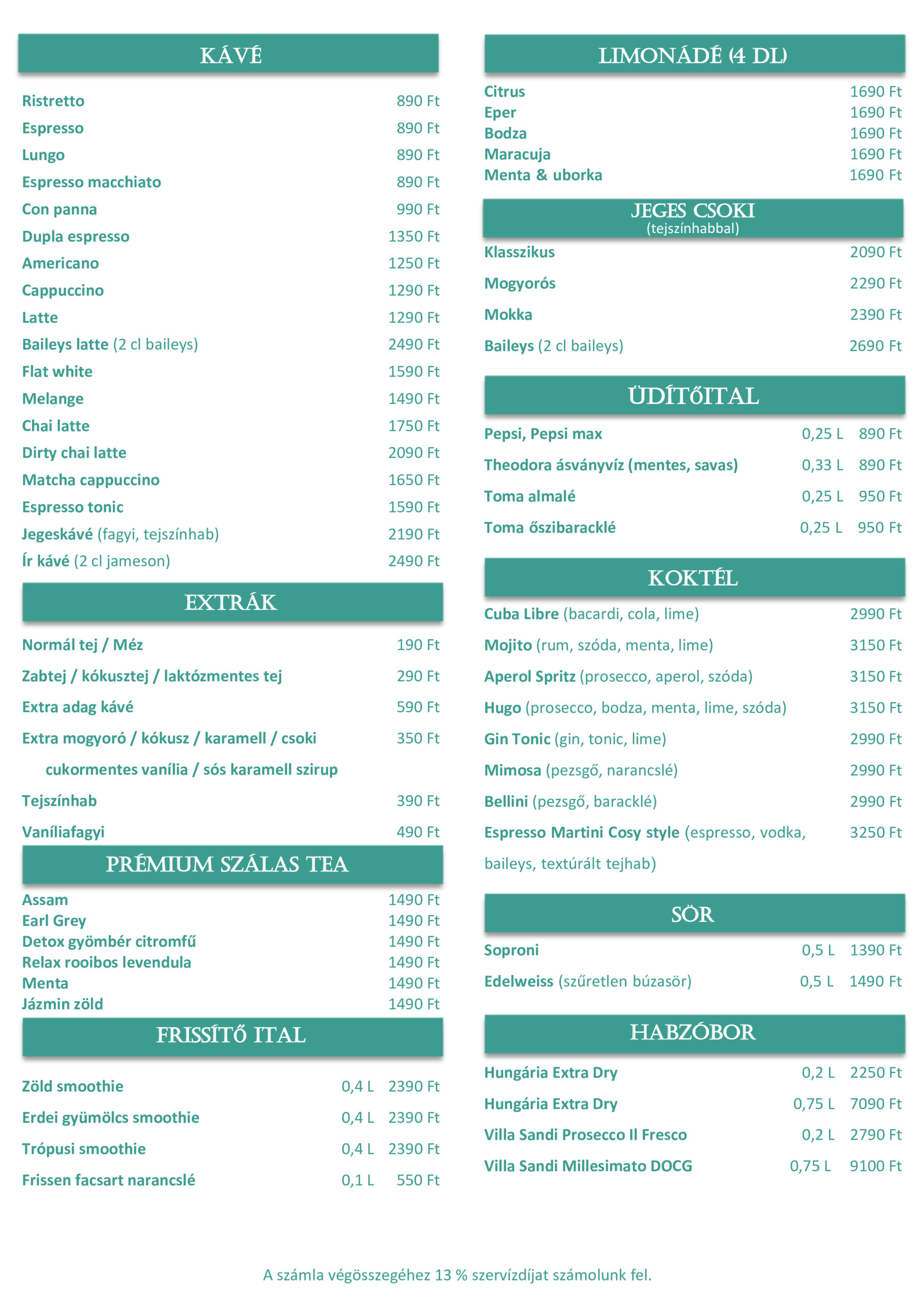 Cosy Cafe Budapest - Reggeliző és Brunch