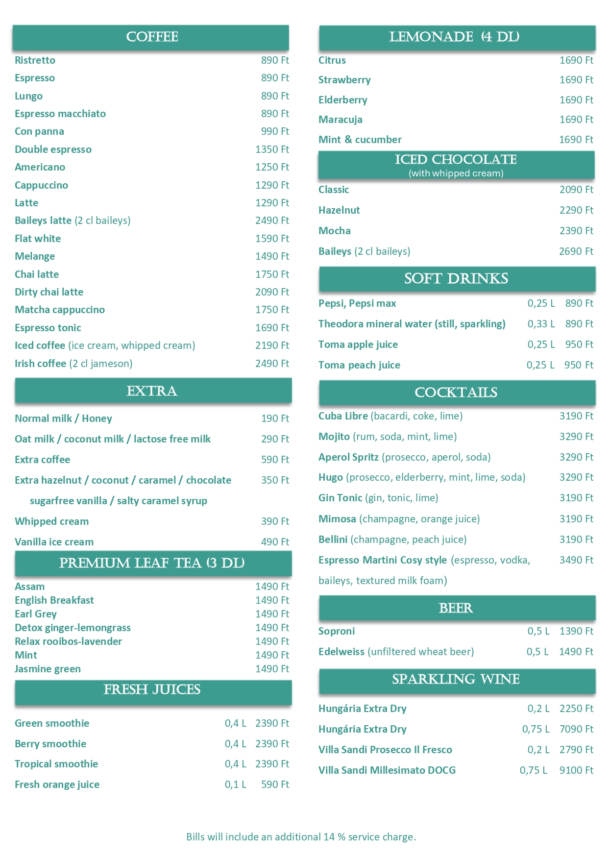 Cosy Cafe Budapest - Breakfast & Brunch