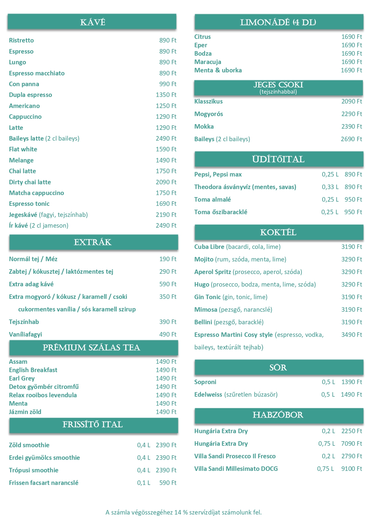 Cosy Café Budapest – Reggeliző és Brunch a Belvárosban – Szondi u. 11